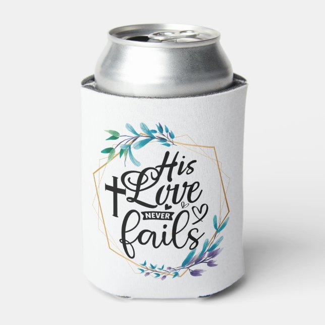 Enfriador De Latas Su amor nunca falla (Lata Anverso)