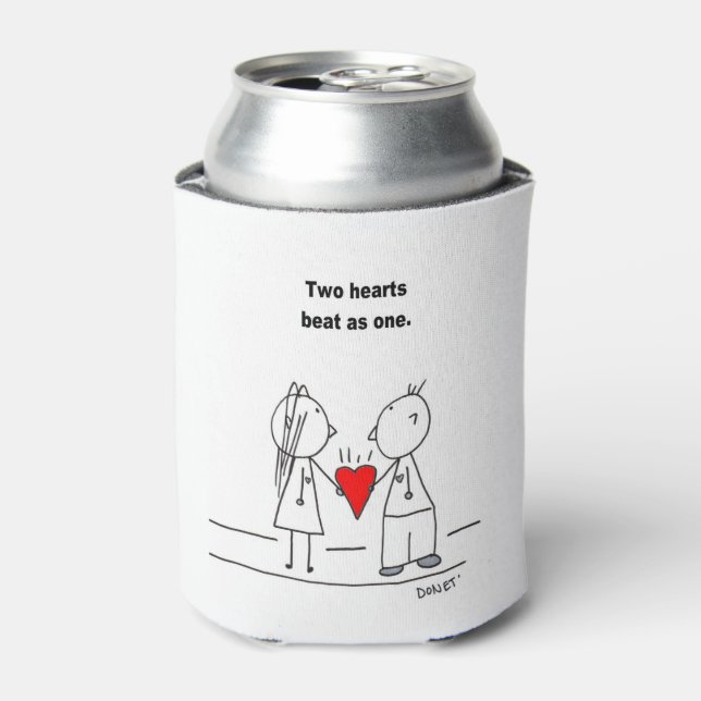 Enfriador De Latas Su Refrigerador de bebidas Personalizado (Lata Anverso)