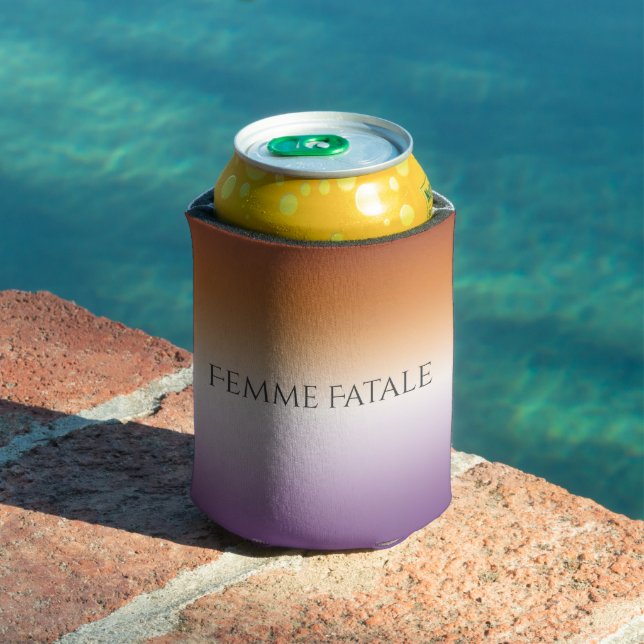 Enfriador De Latas Sublime Gradiente de Orgullo Bandera Lesbiana Femm (Piscina in situ)