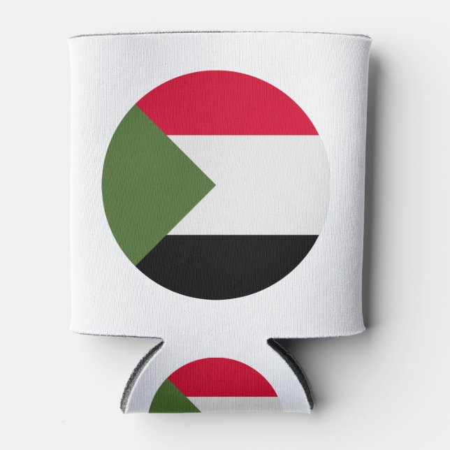 Enfriador De Latas Sudan Flag (Anverso)