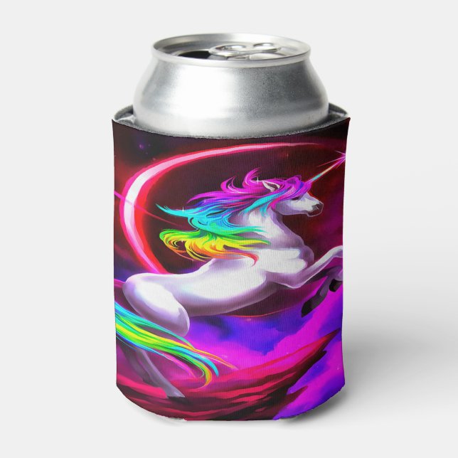 Enfriador De Latas Sueño de unicornio (Lata Anverso)