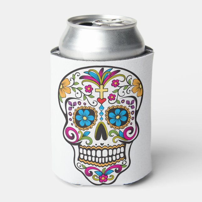 Enfriador De Latas Sugar Skull (Lata Anverso)