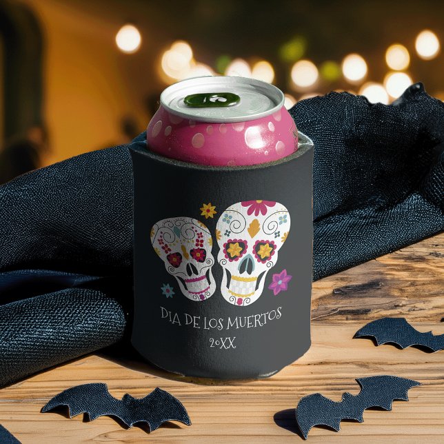 Enfriador De Latas Sugar Skull Dia de los Muertos (Subido por el creador)
