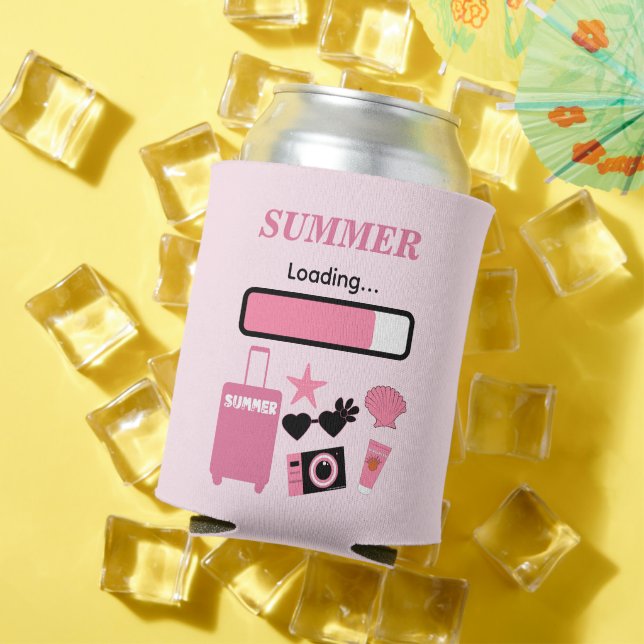 Enfriador De Latas Summer Loading Pink (Verano in situ)