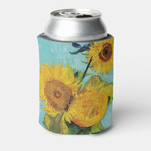 Enfriador De Latas Sunflowers Vincent van Gogh (Reverso de la lata)