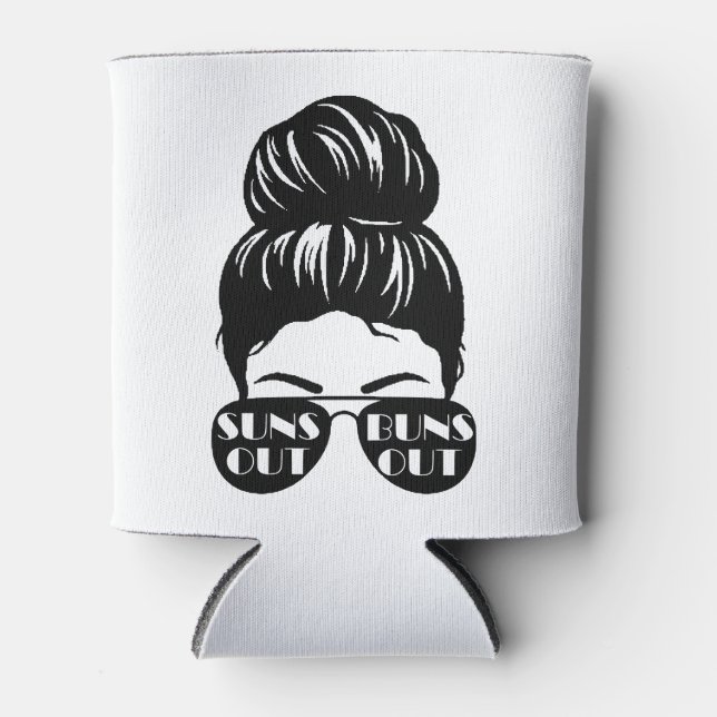Enfriador De Latas Suns Out Buns Out Can Coozie (Anverso)