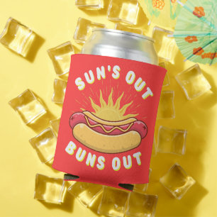 Enfriador De Latas Suns Out Buns Out Summer BBQ