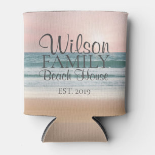 Enfriador De Latas Sunset Beach House Seaside Vacaciones