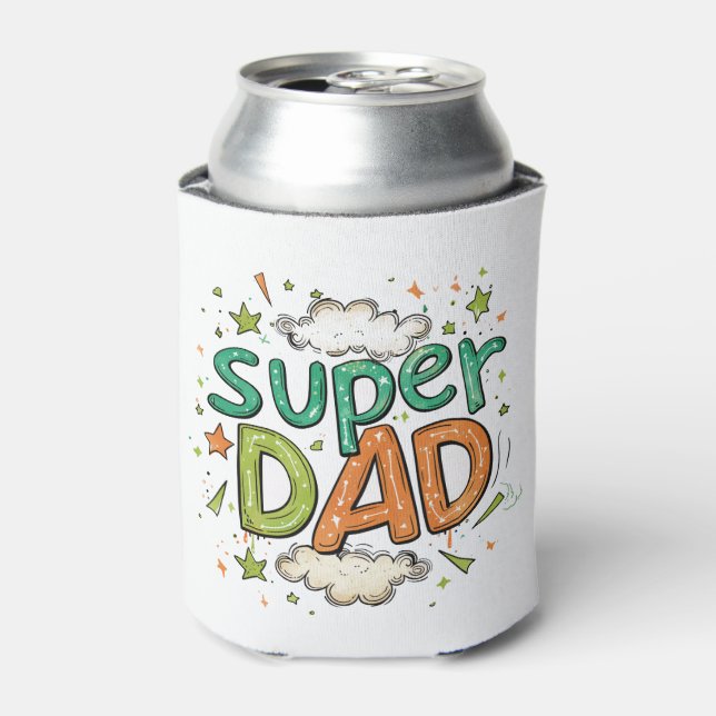 Enfriador De Latas Super Papá (Lata Anverso)