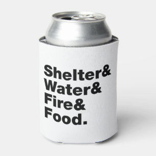 Enfriador De Latas Supervivencia (Refugio, agua, fuego y comida).