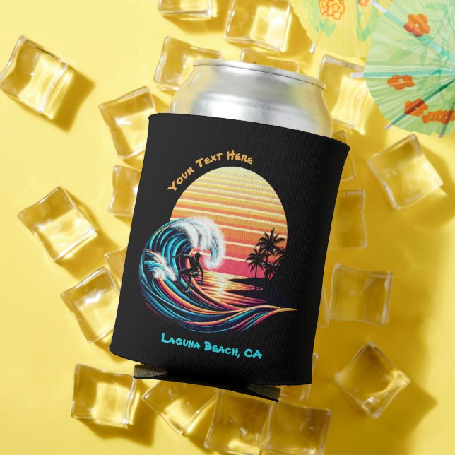 Enfriador De Latas Surf al atardecer (Verano in situ)