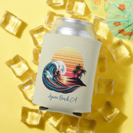 Enfriador De Latas Surf al atardecer