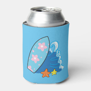 Enfriador De Latas Surfboard y Waves