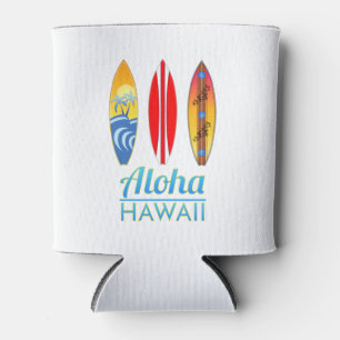 Enfriador De Latas Surfboards Aloha Hawaii