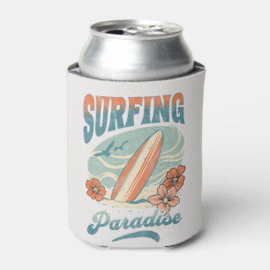 Enfriador De Latas Surfing Paradise estilo retro