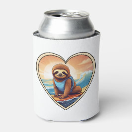 Enfriador De Latas Surfing Sloth