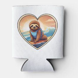 Enfriador De Latas Surfing Sloth