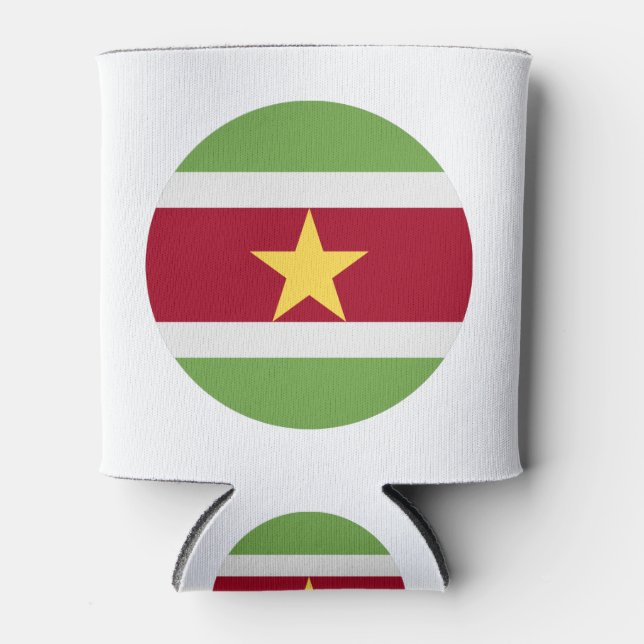 Enfriador De Latas Suriname Flag (Anverso)