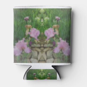 Enfriador De Latas Surreal Fantasy Iris Sendero floral