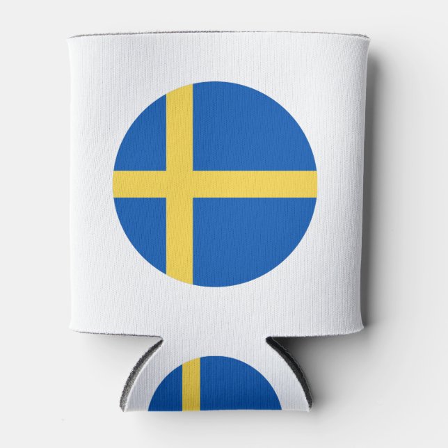 Enfriador De Latas Sweden Flag (Anverso)