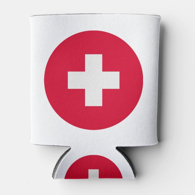 Enfriador De Latas Switzerland Flag (Anverso)