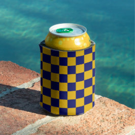 Enfriador De Latas Tablero de ajos de la Marina Oscura y el Amarillo