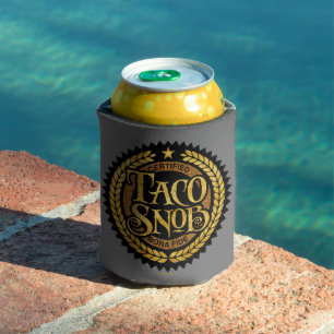 Enfriador De Latas Taco Snob - divertido amante del taco