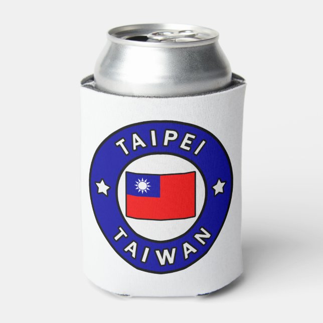 Enfriador De Latas Taipei Taiwán (Lata Anverso)