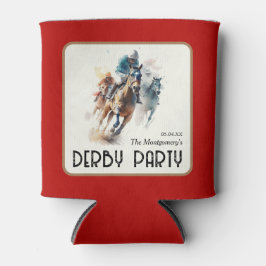 Enfriador De Latas Talk Derby to Me Racehorse Red