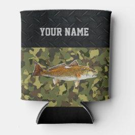 Enfriador De Latas Tambor de pieles de pieles rojas nombre camo rayad