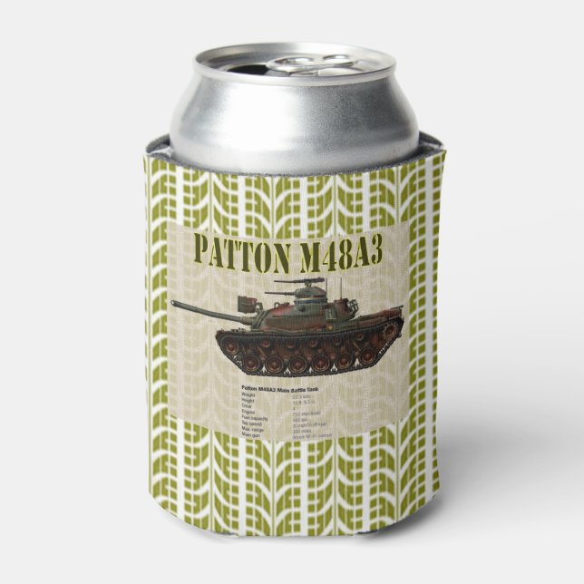 ENFRIADOR DE LATAS TANQUE PATTON M48A3 (Lata Anverso)