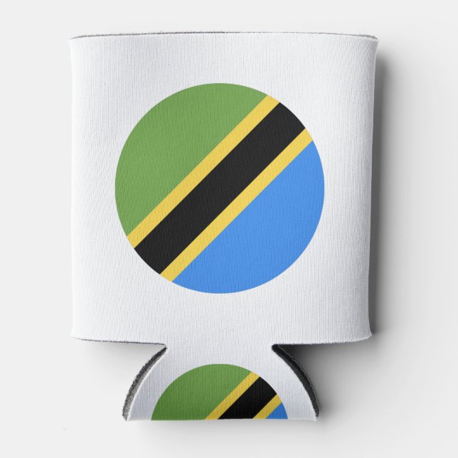 Enfriador De Latas Tanzania Flag (Anverso)