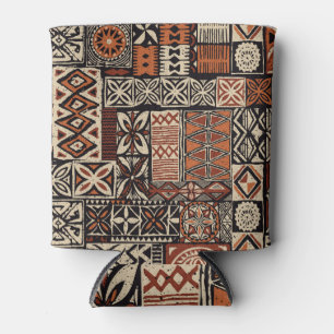 Enfriador De Latas Tapa hawaiano: Patchwork tribal