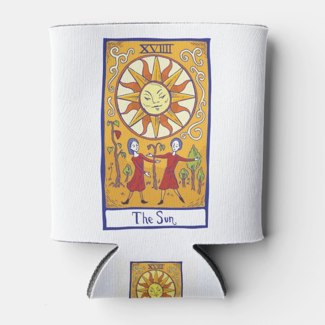 Enfriador De Latas Tarot El Sol (Anverso)
