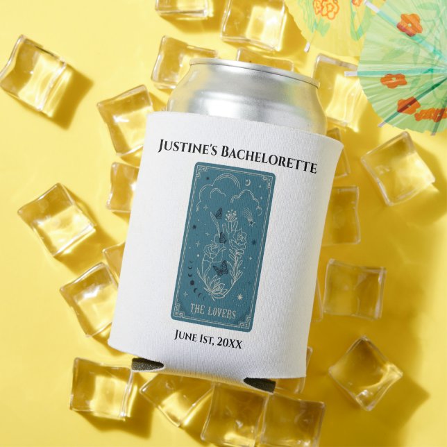 Enfriador De Latas Tarot Los Amantes Despedida de Soltera (Verano in situ)