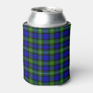 Enfriador De Latas Tartán de Campbell, crema azul