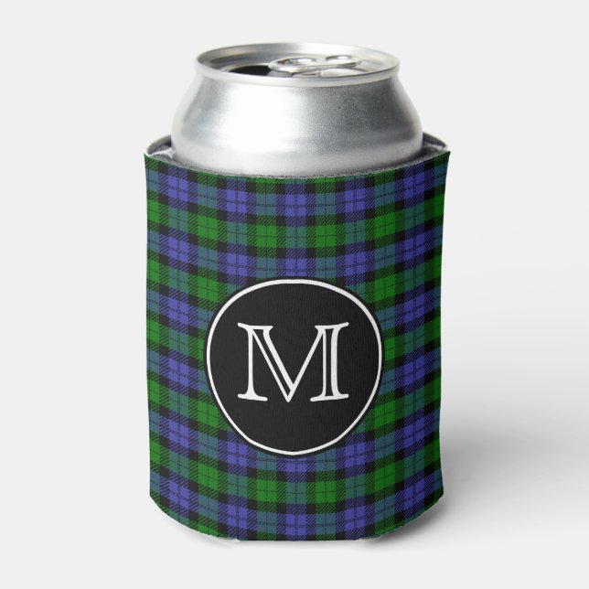 Enfriador De Latas Tartán de Escocia (Lata Anverso)