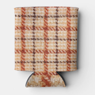 Enfriador De Latas Tartán Diseño: Textura textil clásica.
