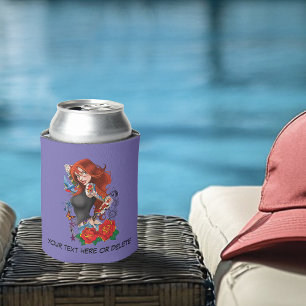 Enfriador De Latas Tattoos de la mujer de Redhead