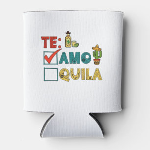 Enfriador De Latas Te Amo Tequila Cinco De Mayo Funny