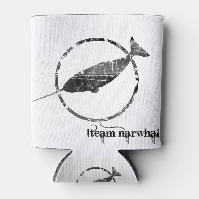 Enfriador De Latas Team Narwhal (Anverso)