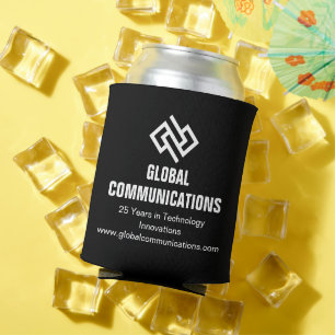 Enfriador De Latas Tecnología Moderna Minimalista Empresa Negro Blanc