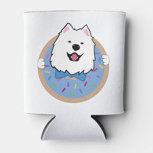 Enfriador De Latas Teddy samoyed (Anverso)