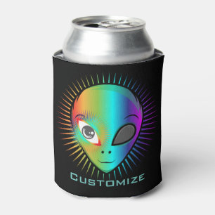 Enfriador De Latas Tejido de la cabeza de alienígena