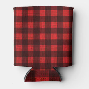 Enfriador De Latas Tejido rojo controlado: fondo de textura