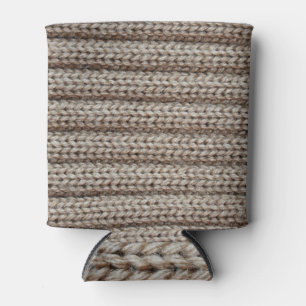 Enfriador De Latas Tejidos de punto lisos, textura marrón.