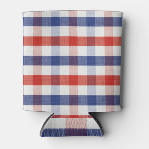 Enfriador De Latas Tela de tela a cuadros, textil.