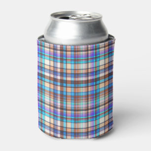 Enfriador De Latas Tela Escocesa Estampado Cuadros Patrón-57688