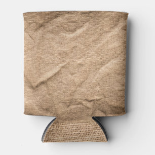 Enfriador De Latas Tela marrón vieja: fondo texturado.