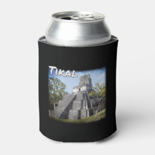 Enfriador De Latas Templo de Ruinas Tikal de Guatemala